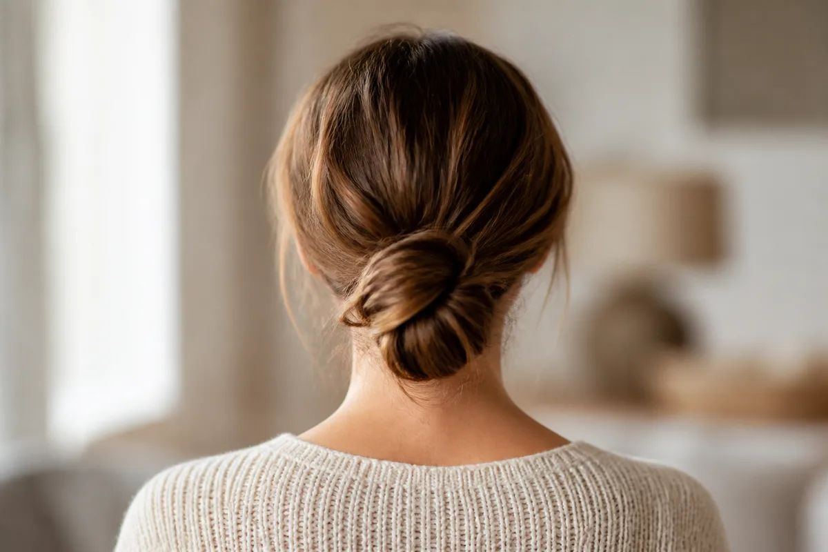 Chignon cheveux mi-longs : 6 variantes qui tiennent